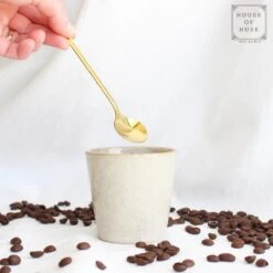 House Of Husk® Theelepels Set - Theelepeltjes - Koffielepels - Koffielepeltjes - RVS - 15cm - 6 Stuks - Goud -Woonkeuken Winkel 1200x1200 200