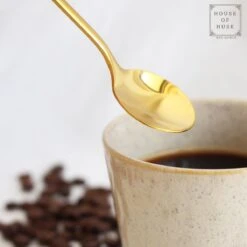 House Of Husk® Theelepels Set - Theelepeltjes - Koffielepels - Koffielepeltjes - RVS - 15cm - 6 Stuks - Goud -Woonkeuken Winkel 1200x1200 201