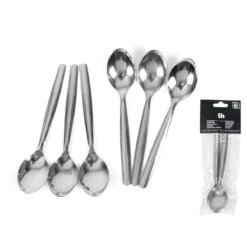 Merkloos Excellent Houseware RVS Theelepels Set 6 Stuks -Woonkeuken Winkel 1200x1200 208