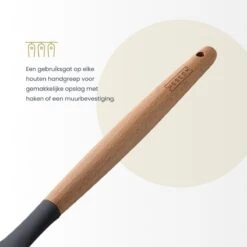 Hescom Siliconen Gesloten Opscheplepel Met Anti-aanbaklaag - Keukengerei Met Ergonomisch Design - Hittebestendige Serveerlepel - Vaatwasservriendelijk -Woonkeuken Winkel 1200x1200 220