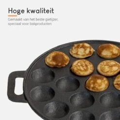Ocina Poffertjespan – Combo Pack – 19 Poffertjes – Poffertjesmaker – Poffertjespan Inductie – Poffertjespan Electrisch – Gietijzeren Pan - Inclusief Doseerfles, Handvaten, 6x Poffertjesvorken En Invetkwast – Gratis Receptenboek 16 Ocina Poffertjespan – Combo Pack – 19 Poffertjes – Poffertjesmaker – Poffertjespan Inductie – Poffertjespan Electrisch – Gietijzeren Pan - Inclusief Doseerfles, Handvaten, 6x Poffertjesvorken En Invetkwast – Gratis Receptenboek -Woonkeuken Winkel 1200x1200 343
