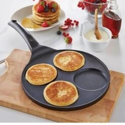 Cheffinger Crêpemaker Pancake - Ø 26 Cm - Geschikt Voor Inductie - Koudgreep - Zwart