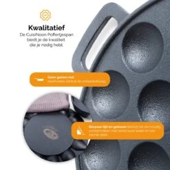 CuisiNoon® Poffertjespan Premium - Complete Poffertjesmaker Set - Inclusief Bakboek 12 CuisiNoon® Poffertjespan Premium - Complete Poffertjesmaker Set - Inclusief Bakboek -Woonkeuken Winkel 1200x1200 501