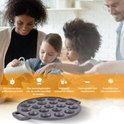 CuisiNoon® Poffertjespan Premium - Complete Poffertjesmaker Set - Inclusief Bakboek 13 CuisiNoon® Poffertjespan Premium - Complete Poffertjesmaker Set - Inclusief Bakboek -Woonkeuken Winkel 1200x1200 502