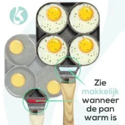 Culistar Pannenkoekenpan Inductie - Pancake Pan - Omeletpan - Omeletmaker - Eierpan - Inclusief Receptenboekje -Woonkeuken Winkel 1200x1200 569