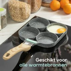 Culistar Pannenkoekenpan Inductie - Pancake Pan - Omeletpan - Omeletmaker - Eierpan - Inclusief Receptenboekje -Woonkeuken Winkel 1200x1200 570
