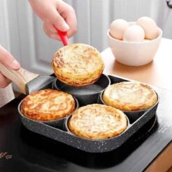 Anti-aanbak Pancake Pan | American Pancake Pan | Omelet Pan | Geschikt Voor Inductie & Alle Warmtebronnen | Eierpan | Omeletmaker | Pancake Maker | Mini Pannenkoekenpan -Woonkeuken Winkel 1200x1200 602