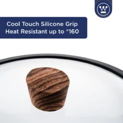 Westinghouse Hapjespan Inductie - Ø 32 Cm - Zwart Marmer - Speciale Editie - Met Deksel -Woonkeuken Winkel 1200x1200 616