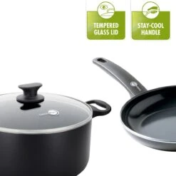 GreenPan Cambridge Grillpan 28cm - Zwart - Inductie - PFAS-vrij -Woonkeuken Winkel 1200x1200 681