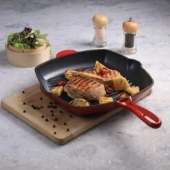 Cdealsz® Grillpan Gietijzer - Inductie - Rood - 28 Cm 15 Cdealsz® Grillpan Gietijzer - Inductie - Rood - 28 Cm -Woonkeuken Winkel 1200x1200 718