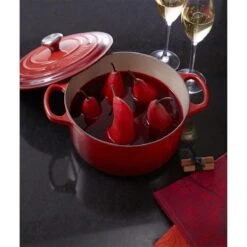 Le Creuset Gietijzeren Braadpan - 26cm 5,3 L - Kersenrood -Woonkeuken Winkel 1200x1200 729