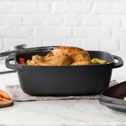 Gegoten Aluminium Braadpan - 7 L 15 Gegoten Aluminium Braadpan - 7 L -Woonkeuken Winkel 1200x1200 746