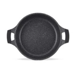 Royalty Line - Marble Soep/braadpan - Met Glazen Deksel Zwart - 24 CM. RL-BS24ML -Woonkeuken Winkel 1200x1200 757