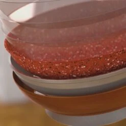 Livington Copper & Stone Pan - 24cm Koekenpan- Anti-aanbaklaag En Krasbestendig - Graniet Look - Binnenste Steenlaag Voor Perfecte Warmteverdeling - Geschikt Voor Ceran, Gas, Elektrisch, Inductie -Woonkeuken Winkel 1200x1200 788