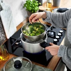 Springlane Roestvrijstalen Snelkookpan - Inductie - Pressure Cooker - 6,0 L Met Stoommand -Woonkeuken Winkel 1200x1200 832