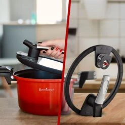 Rosmarino - Snelkookpan Met Glazen Deksel - Zwart - Ø24cm - 5 Liter - 100% PFAS & PFOA Vrij - Aluminium - Pressure Cooker - Non-stick Minerale Coating - Ergonomische Handgrepen - Geschikt Voor Alle Warmtebronnen 23 Rosmarino - Snelkookpan Met Glazen Deksel - Zwart - Ø24cm - 5 Liter - 100% PFAS & PFOA Vrij - Aluminium - Pressure Cooker - Non-stick Minerale Coating - Ergonomische Handgrepen - Geschikt Voor Alle Warmtebronnen -Woonkeuken Winkel 1200x1200 841