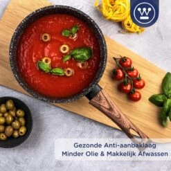 Westinghouse Steelpan Inductie - Ø 20 Cm - Zwart Marmer - Speciale Editie -Woonkeuken Winkel 1200x1200 868