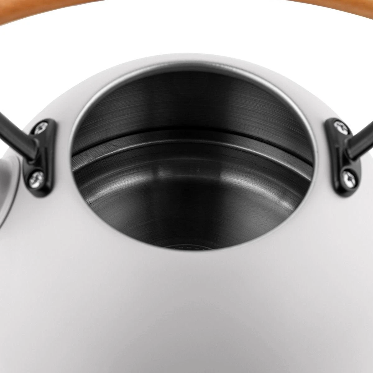 Florina Natura Line Fluitketel RVS Mat Grijs 2.3 Liter - Geschikt Voor Alle Warmtebronnen - Scandinavische Stijl - Massief Houten Handvat 7 Florina Natura Line Fluitketel RVS Mat Grijs 2.3 Liter - Geschikt Voor Alle Warmtebronnen - Scandinavische Stijl - Massief Houten Handvat - Afbeelding 5