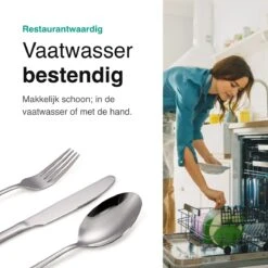 Vivid Green Bestekset (36-delig) - Bestek Set 6 Persoons - Lepels, Messen, Vorken En Steakmessen - Vaatwasserbestendig - RVS -Woonkeuken Winkel 1200x1200 89