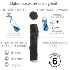 Black + Blum Binchotan Active Charcoal For Eau Good Water Bottles 4-pack 12 Black + Blum Binchotan Active Charcoal For Eau Good Water Bottles 4-pack -Woonkeuken Winkel 1200x1200 977
