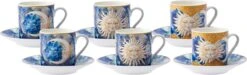 Karaca - Astrologisch Coffee Cup Set Voor 6 - Romantische Koffieliefhebbers - Espresso Mokken Set - Espresso Mok - Turkse Koffie - Valentijn Cadeau - Gift Box -Woonkeuken Winkel 1200x362