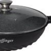 Cheffinger Wokpan Met Deksel - 32cm - Zwart - Pan - Keukenaccessoires 1 Cheffinger Wokpan Met Deksel - 32cm - Zwart - Pan - Keukenaccessoires -Woonkeuken Winkel 1200x412 1