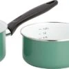 Lite-Body Magnus 2-delige Steelpannenset - Ø16 CM En Ø18 CM- Emaille - Olijf Groen - Inductie -Woonkeuken Winkel 1200x415