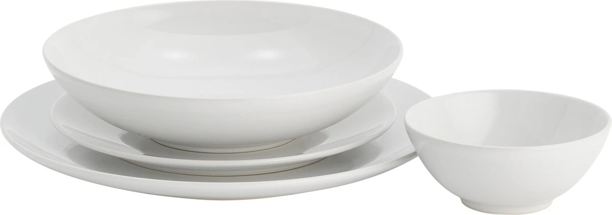 Lite-Body Serviesset Hermes Wit - 6 Personen - 24 Delig 5 Lite-Body Serviesset Hermes Wit - 6 Personen - 24 Delig - Afbeelding 3