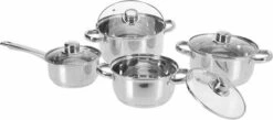 Excellent Houseware Pannenset RVS 8 Delig - -Woonkeuken Winkel 1200x531