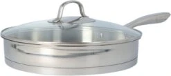 4goodz Dubbelwandige RVS Hapjespan Met Deksel 28 Cm - Zilver -Woonkeuken Winkel 1200x536