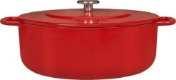 Combekk Sous Chef Gietijzeren Braadpan - 28cm - Rood -Woonkeuken Winkel 1200x544 1