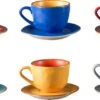 Vivi Oggi - Koffiekopjes Set Van 6 - Ø 9cm - Cappuccino - Kop En Schotel - 150 Ml - Italië 2 Vivi Oggi - Koffiekopjes Set Van 6 - Ø 9cm - Cappuccino - Kop En Schotel - 150 Ml - Italië -Woonkeuken Winkel 1200x570 2