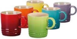 Le Creuset Set Van 6 Mokken 350 Ml Regenboog Kleuren -Woonkeuken Winkel 1200x605