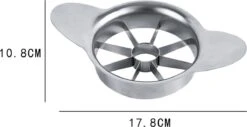 Stevige Appelsnijder - Appelboor - RVS - Zilverkleurig - Appel Snijder - Ixen 10 Stevige Appelsnijder - Appelboor - RVS - Zilverkleurig - Appel Snijder - Ixen -Woonkeuken Winkel 1200x616