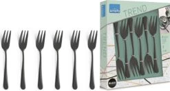 Amefa Taartvorkjes - 6 Stuks - Zwart -Woonkeuken Winkel 1200x639