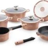 Herenthal Line - Pannenset Inductie - 14 Delig - Afneembare Handgreep - Keramisch - Koper Kleurig - PFAS-vrij 2 Herenthal Line - Pannenset Inductie - 14 Delig - Afneembare Handgreep - Keramisch - Koper Kleurig - PFAS-vrij -Woonkeuken Winkel 1200x658 3