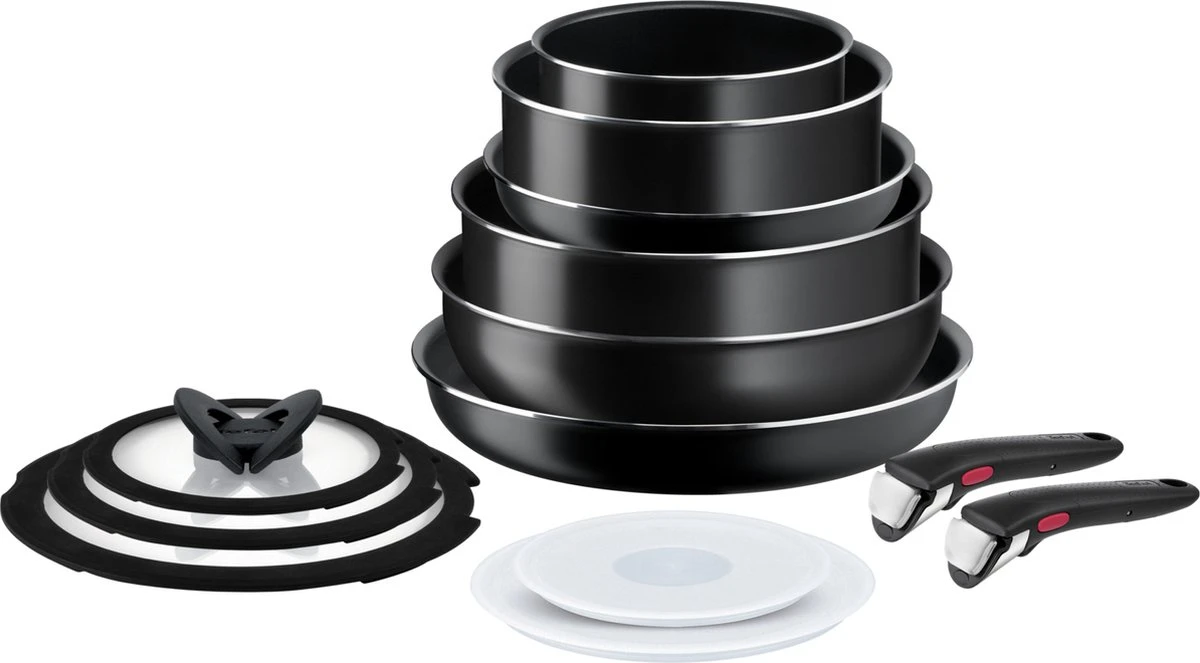 Tefal Ingenio Easy Cook & Clean - Pannenset - 13-delig - Niet Geschikt Voor Inductie 3 Tefal Ingenio Easy Cook & Clean - Pannenset - 13-delig - Niet Geschikt Voor Inductie