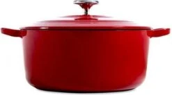 BK Bourgogne Braadpan Ø 24 Cm - Rood - Gietijzer - Inductie -Woonkeuken Winkel 1200x666 5