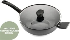 ISENVI Avon Keramische Wok Met Deksel 36 CM - Ergo Greep -Woonkeuken Winkel 1200x692