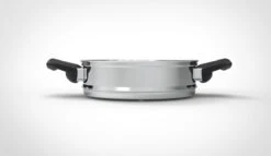 Royal Swiss Snelkookpan / Couscous Pan - 2 In 1 - 10 Liter - Ø 26 Cm - RVS - Inductie - Automatische Sluiting -Woonkeuken Winkel 1200x693 2