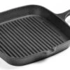 Daumonet Auguste Noir Gietijzeren Grillpan - Steakpan Zwart - PFAS & PFOA Vrij - Vierkant Met Schenktuit - 23,5 Cm - 2 Liter - Emaille - Alle Warmtebronnen - Elektrisch - Gas - Halogeen - Inductie - Keramisch -Woonkeuken Winkel 1200x695 1