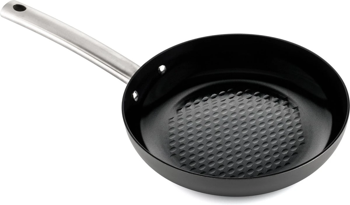 ISENVI Murray Keramische Koekenpan 24 CM - RVS Greep 3 ISENVI Murray Keramische Koekenpan 24 CM - RVS Greep