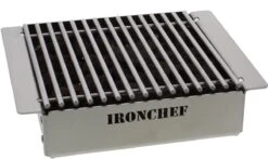 IRONCHEF Lavastenen Grill - Geschikt Voor Gasfornuis - Barbecue - BBQ - Grillplaat - Grilplaat - Bakplaat - Grillpan