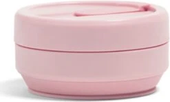 STOJO - Opvouwbare Beker - To Go - Roze - 237ml (8oz) - Herbruikbaar -Woonkeuken Winkel 1200x721 3