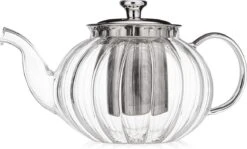 Glazen Theepot Met Filter (RVS) - 1.2 Liter - Pompoen Design - Thee Infuser – Borosilicaat – Anti-druppel Tuit 9 Glazen Theepot Met Filter (RVS) - 1.2 Liter - Pompoen Design - Thee Infuser – Borosilicaat – Anti-druppel Tuit -Woonkeuken Winkel 1200x726