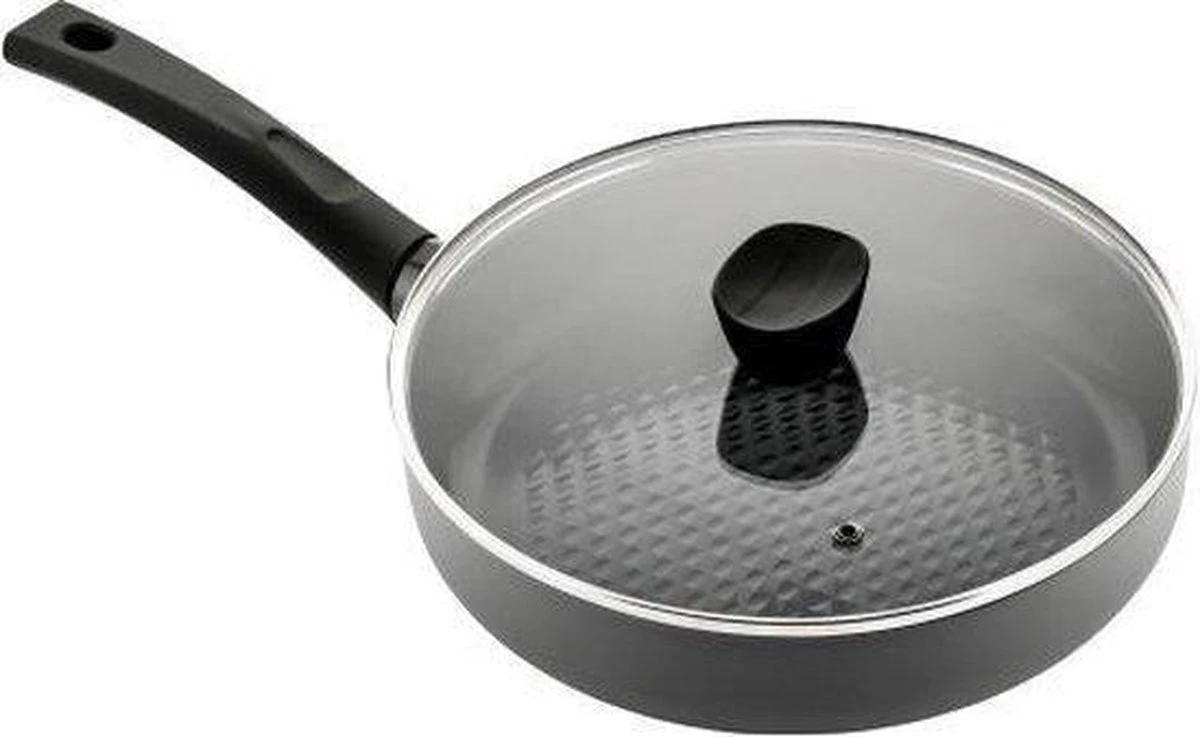 ISENVI Avon Keramische Hapjespan 26 CM - Ergo Greep 3 ISENVI Avon Keramische Hapjespan 26 CM - Ergo Greep