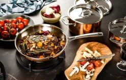 Koekenpan Ø26cm Met Deksel - Inductie - Koper - DUCQ 14 Koekenpan Ø26cm Met Deksel - Inductie - Koper - DUCQ -Woonkeuken Winkel 1200x770