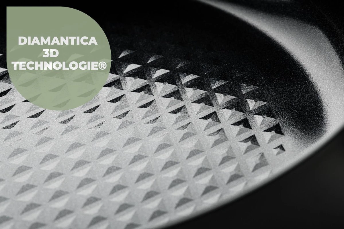 ISENVI Avon Keramische Hapjespan 26 CM - Ergo Greep 4 ISENVI Avon Keramische Hapjespan 26 CM - Ergo Greep - Afbeelding 2