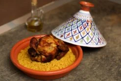 CRAFLAIR ~ Tajine ~ Ø 30 Cm ~ Geschikt Voor Inductie - Adapter ~ Handgemaakt ~ Geglazuurd Keramiek -Woonkeuken Winkel 1200x800 111