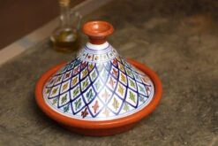 CRAFLAIR ~ Tajine ~ Ø 30 Cm ~ Geschikt Voor Inductie - Adapter ~ Handgemaakt ~ Geglazuurd Keramiek -Woonkeuken Winkel 1200x800 113